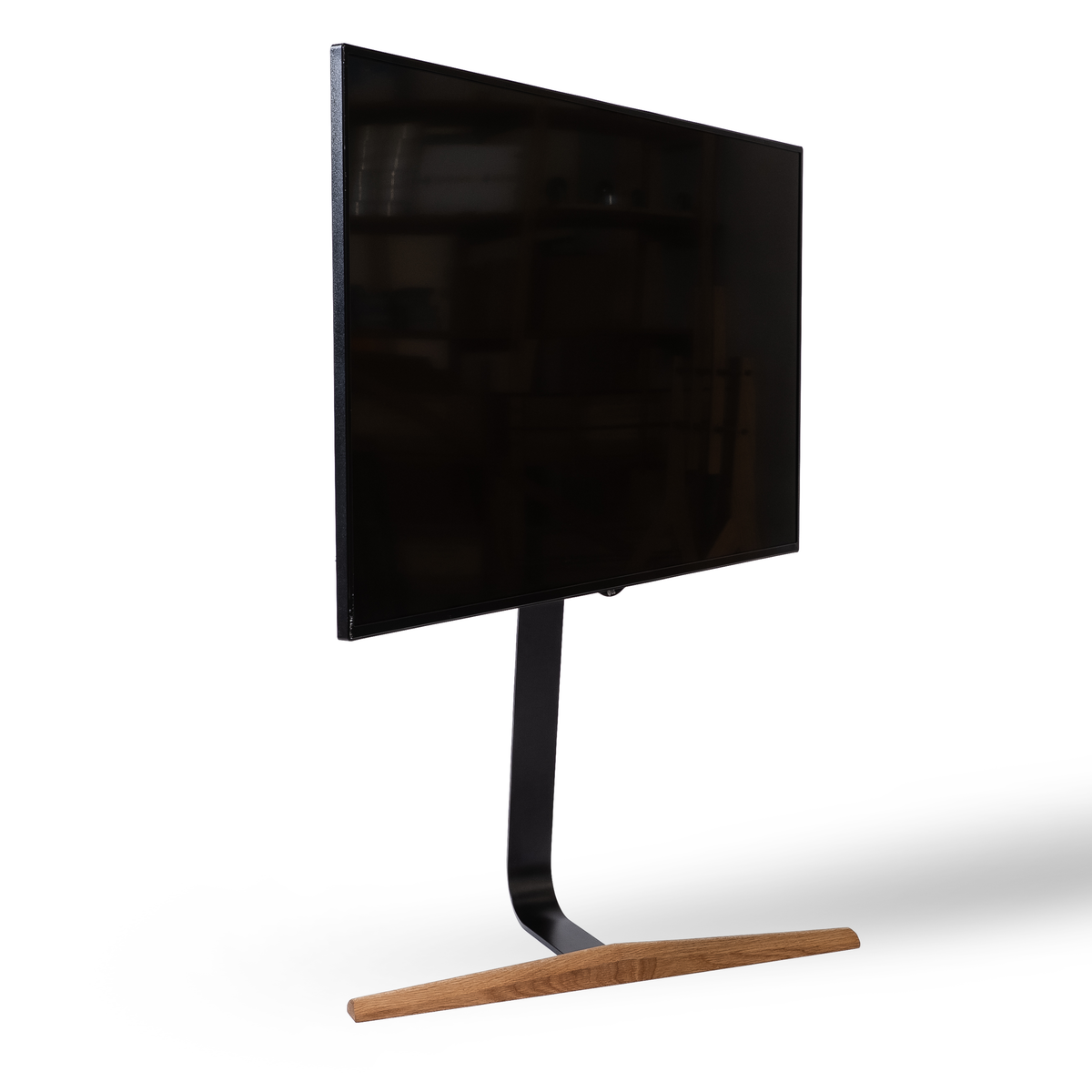 TV-stander med drejefunktion i egetræ – NOMI
