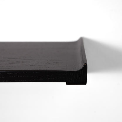Wall-mounted shelf – ASTA Large in black